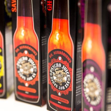 PSYCHO JUICE Mini Six Hot Sauce Pack - Chilli - Gift Set 1