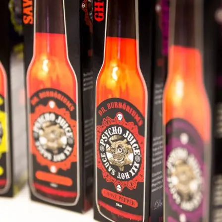 PSYCHO JUICE Mini Six Hot Sauce Pack - Chilli - Gift Set 1