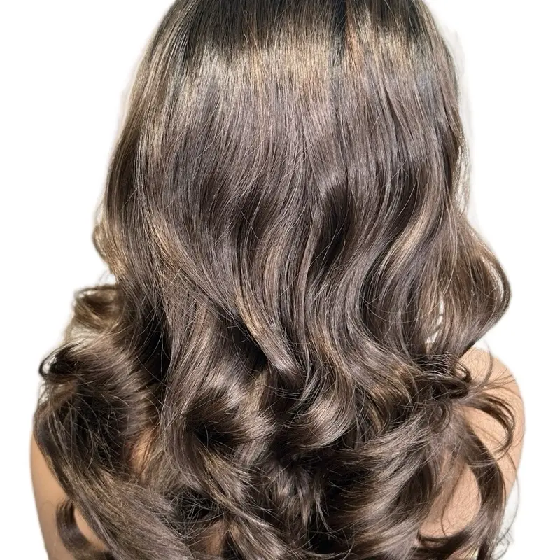 18 Inch Heat Resistant Synthetic Lace Front Wig - Pre Plucked Hairline 1