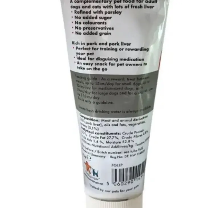 Fred and Ginger Luxury Liver Pastes Assorted Flavours for Dogs dog  food 2