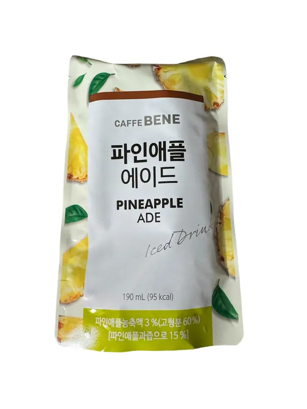 Caffe Bene 190ml Iced Drinks Pouch, choose from coffee or fruity flavours 6