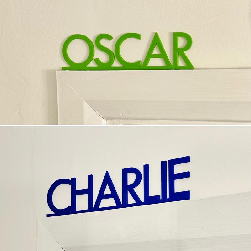 Personalised Door Sign Plaque - Bedroom - 3D Printed - Personalized - Name Plaque - Signs - Home Decor - Childrens Room - New Home - House 0