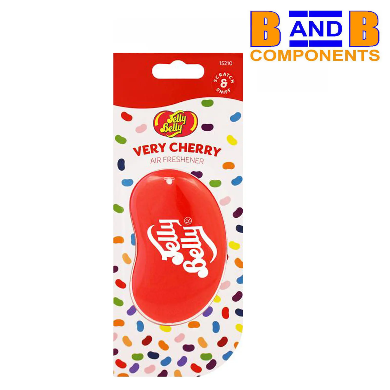 Jelly Belly VERY CHERRY 3D Gel Car Van Home Office Air Freshener 15210 A1487