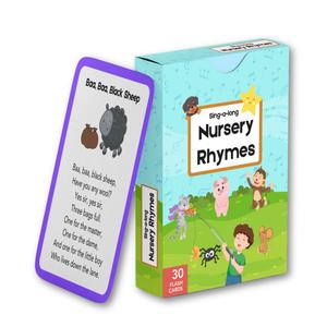 Nursery Rhyme Cards for Babies and Toddlers, Educational Preschool Children Toys