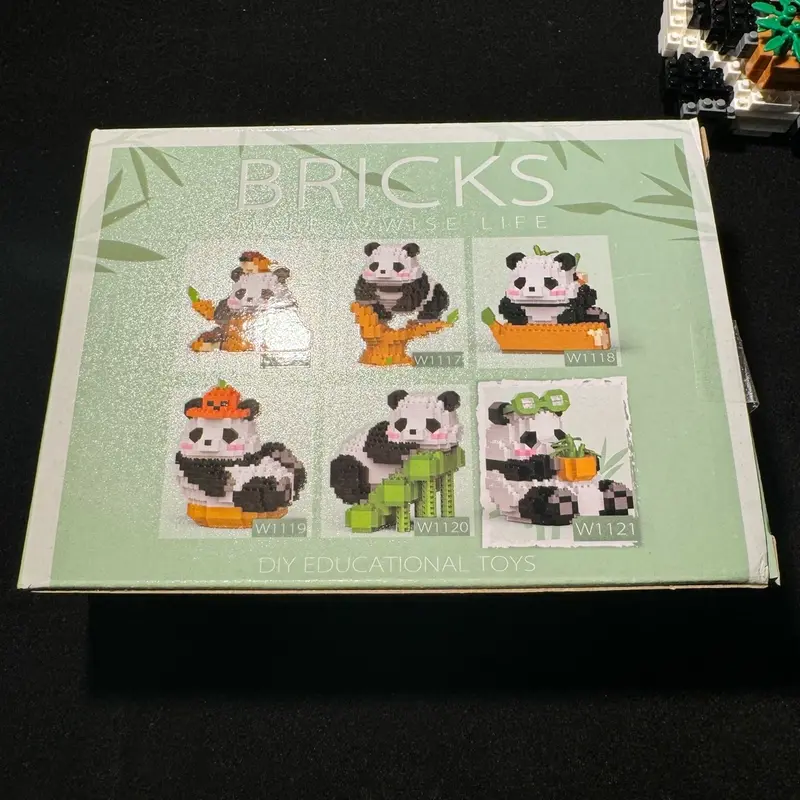 Panda Building Blocks - Classic & Novelty Toy for Kids - 348 Pieces 6