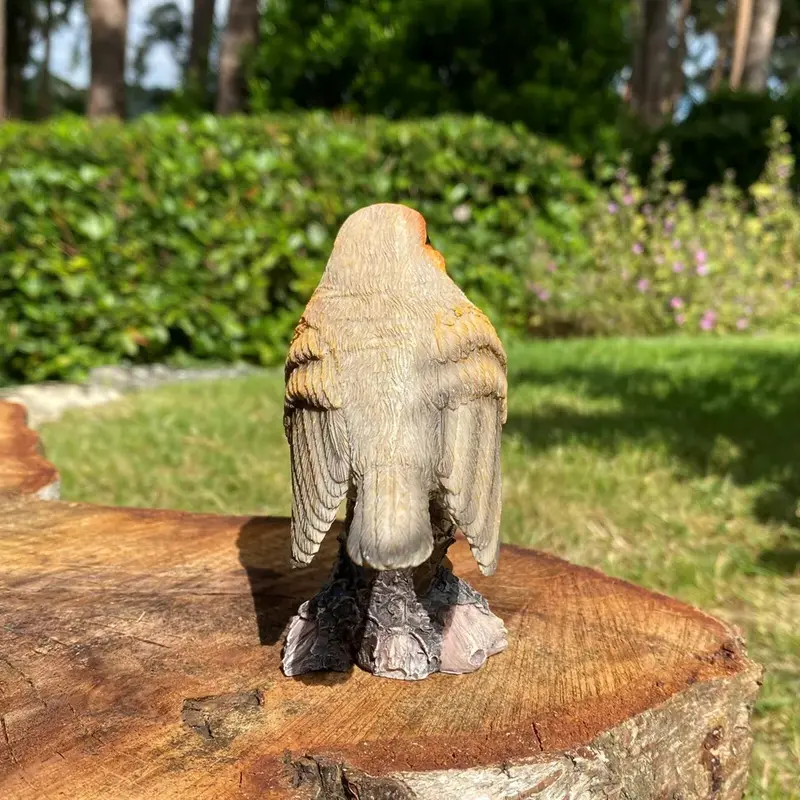 Robin on a Tree Stump Garden Ornament Resin Bird Sculpture Figurine Ornaments Outdoor | Bird Statue Garden Ornaments Outdoor, Resin Accessories, Realistic Garden Statues, Christmas Ornaments Gardening Gifts 4