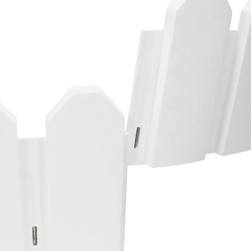 Lawn Plant Border Push In Securing Pegs - Interlocking Garden Edging | Create Straight Or Curved Shapes | Made From Durable, Long Lasting Pvc Plastic | Ideal For Lawn, Flower Beds And Pathways 4