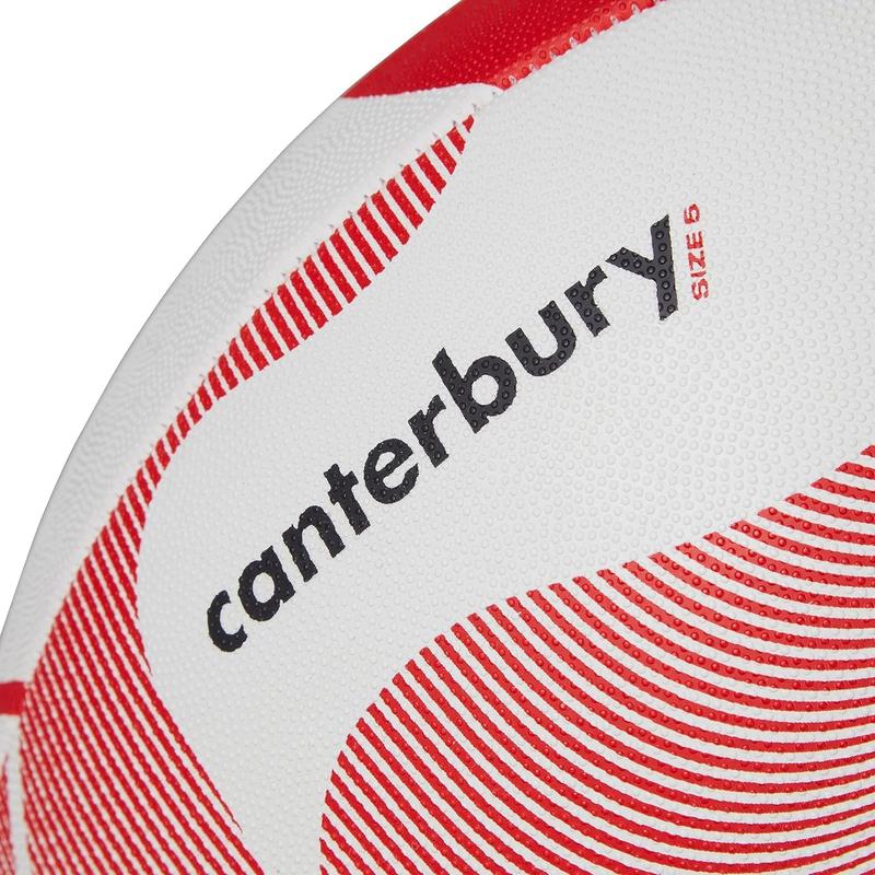 Thrillseeker Play Rugby Ball, White/Red, 4 3
