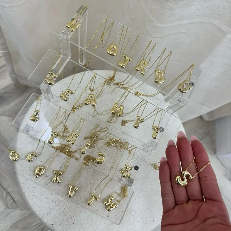 Gold Initial Necklaces