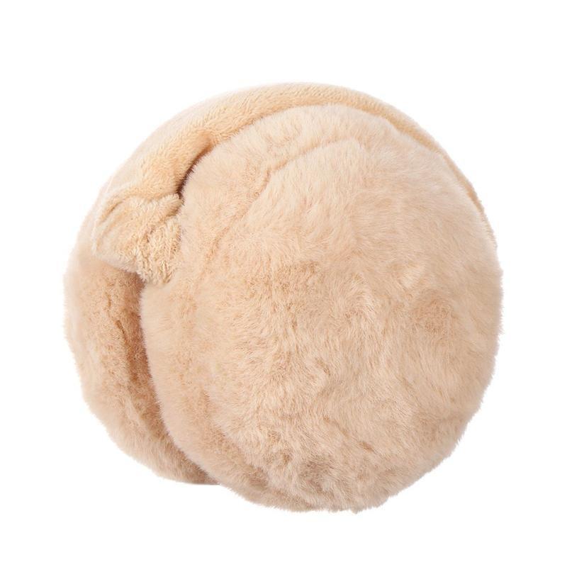 Solid Color Earmuffs Unisex Soft Plush Ear Warmer Foldable Ear Muffs Comfortable Coldproof Earmuffs For Winter Outdoor 4