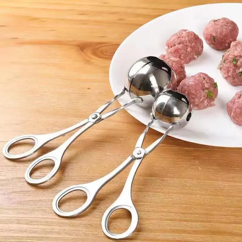 Stainless Steel Meatball Maker and Rice Ball Mold for Home Use - Handy Kitchen Gadget - Utensils