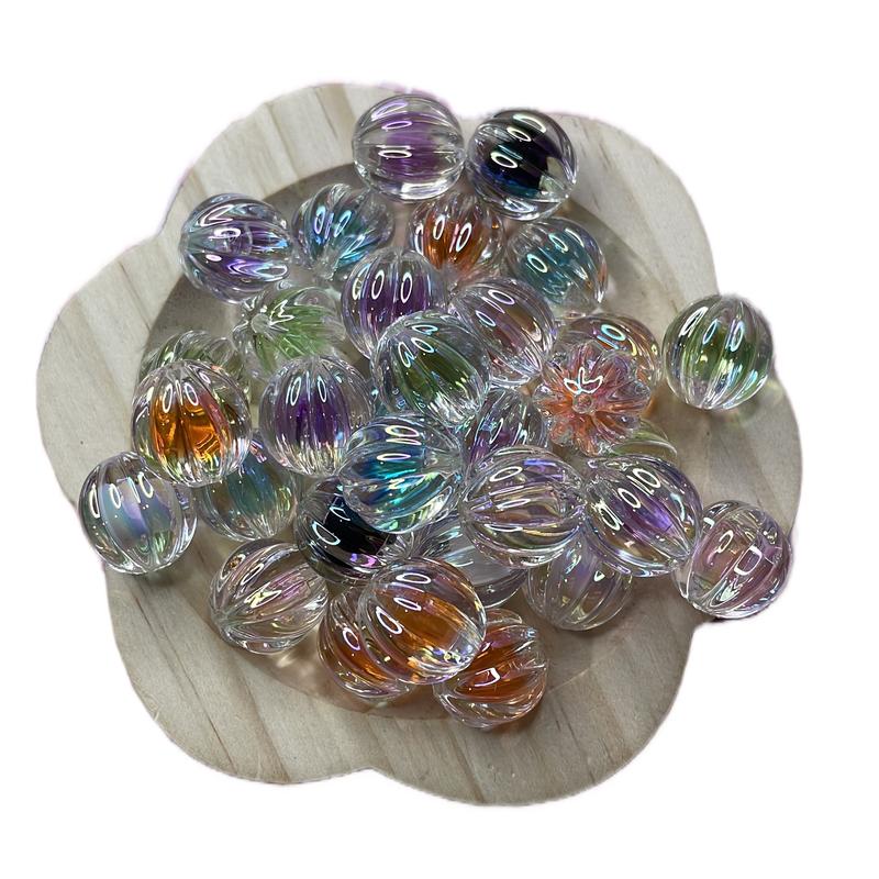 (A8) 5 pack of mixed pumpkin beads 4
