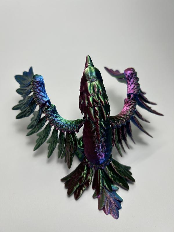 Stunning 3D printed phoenix bird Figurine - available in full size only 3