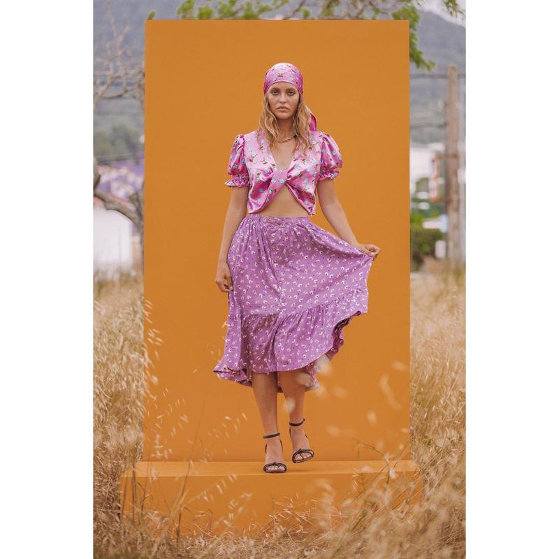 LOLITA Lavender Maxi Skirt 1