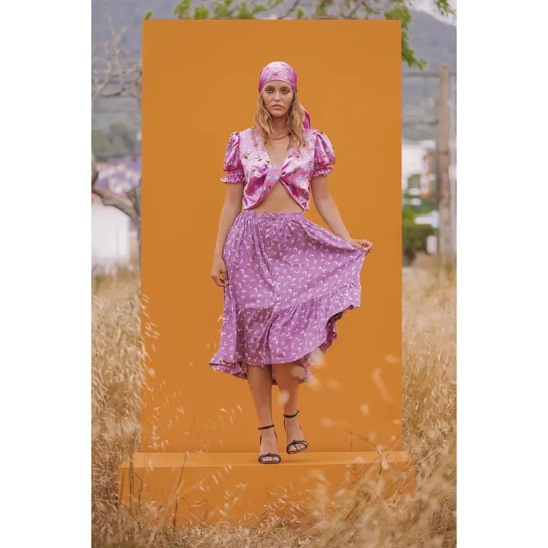 LOLITA Lavender Maxi Skirt 1