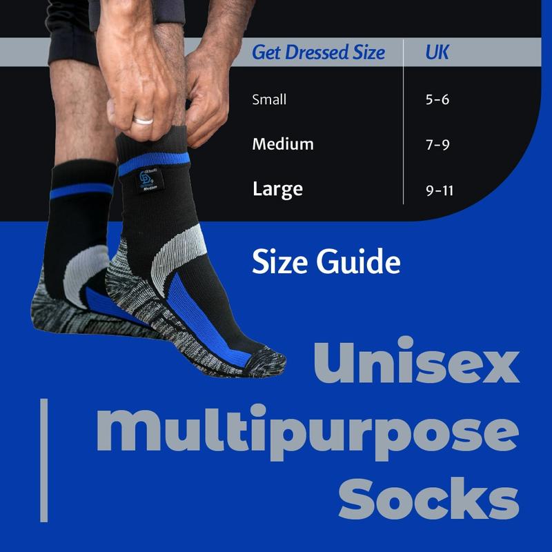 Get Dressed Waterproof socks | 100% Breathable Durable Waterproof socks for Men and Women 5