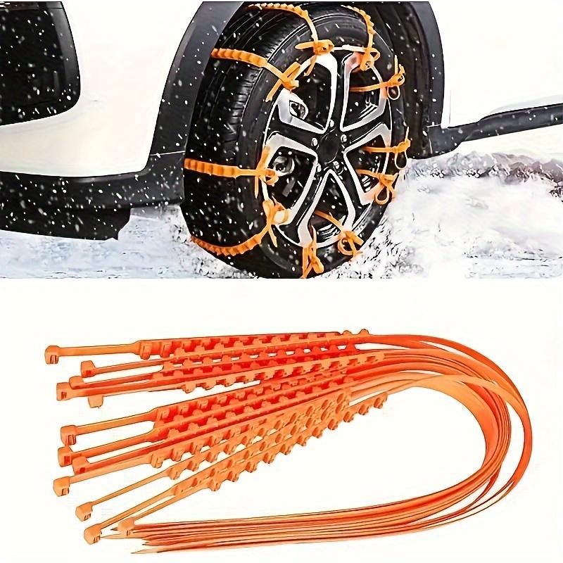 Product Introduction of 20pcs Premium Reusable Snow Tire Chains - Durable Anti-Slip Cable Design for Enhanced Traction, Easy Installation, and Safe Emergency Driving on Ice and Snowy Roads for Cars, Trucks, and SUVs 8