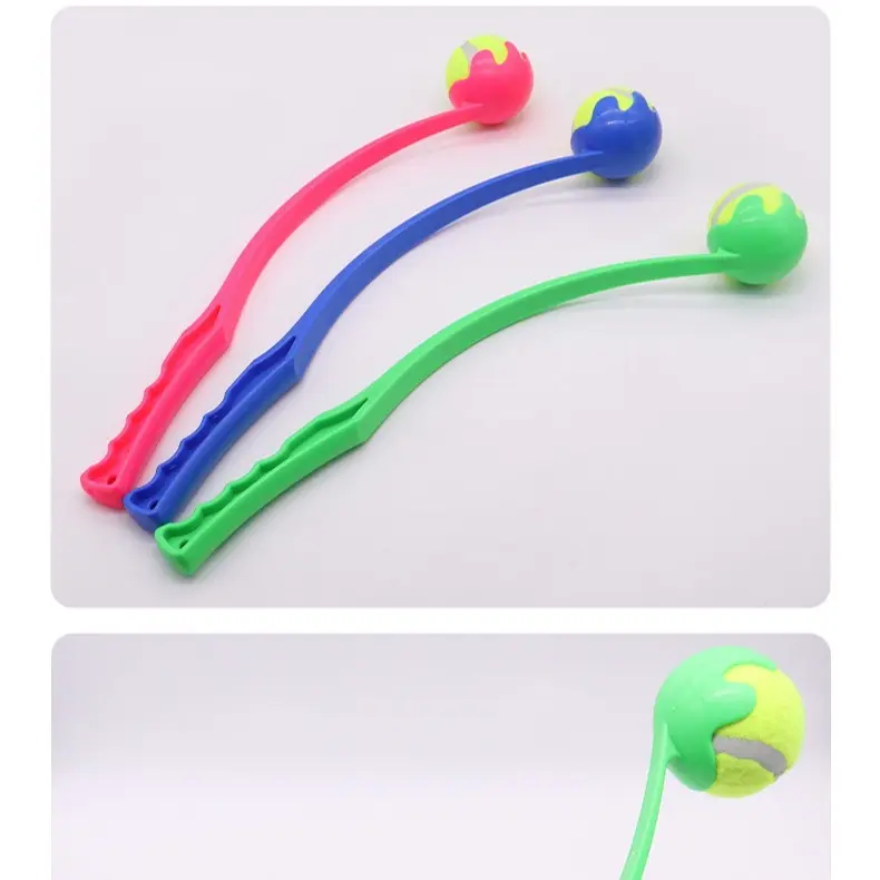 35 cm Plastic Dog Tennis Ball Chucker Launcher - Random Colour 6
