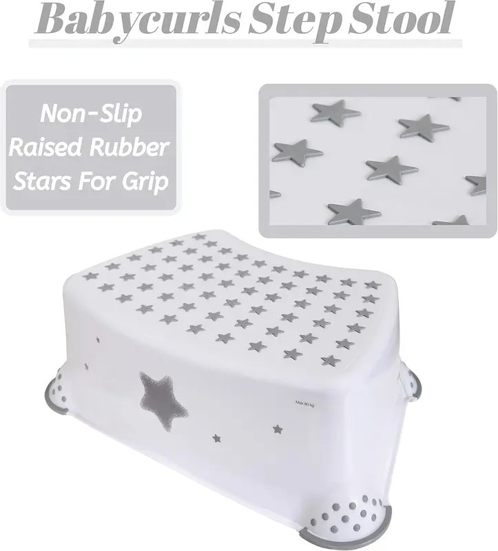 Little Journey Toilet Training Step Stool and Seat for Kids - Non-Slip Up 1