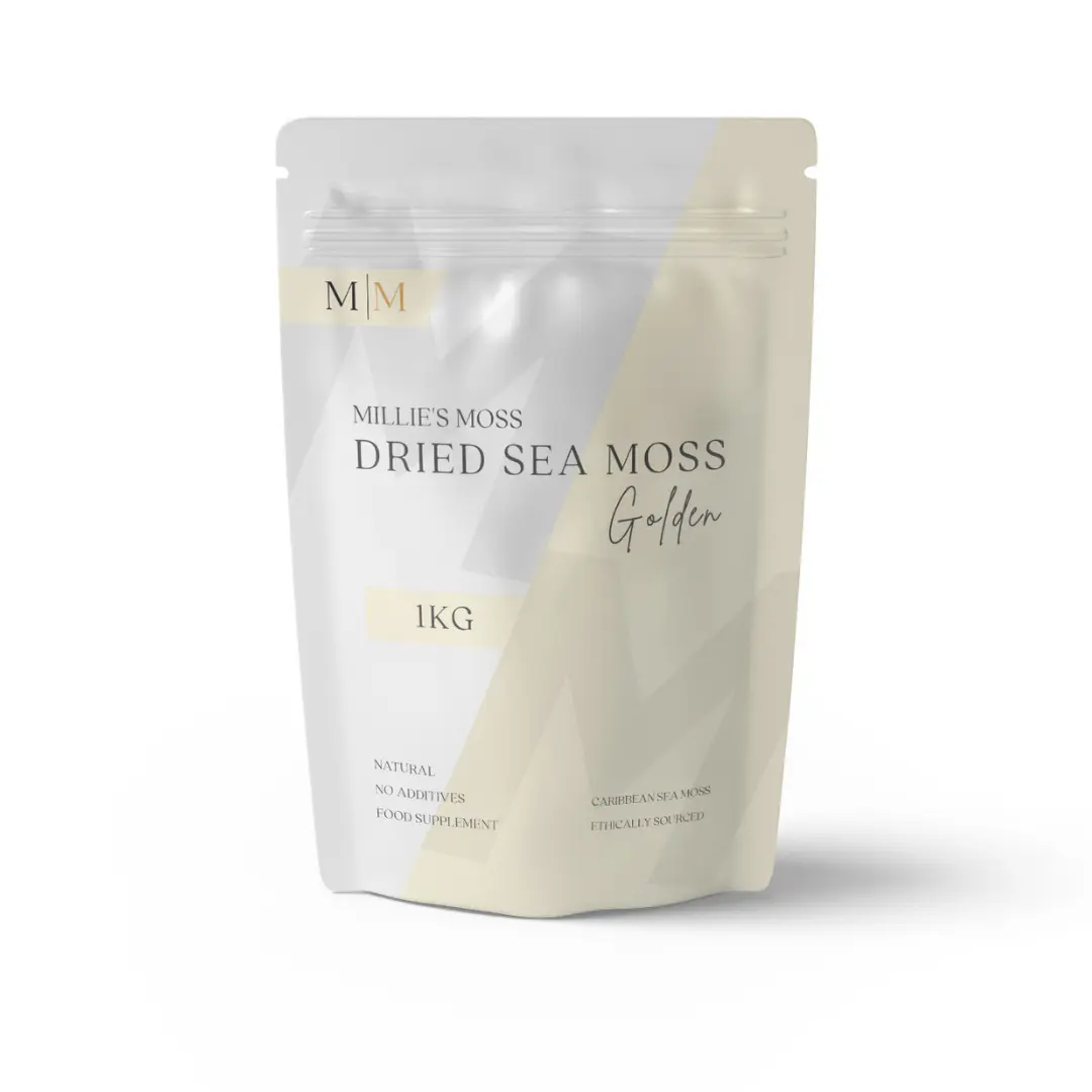 Millie’s Moss Golden Dried Caribbean Sea Moss For Health & Beauty