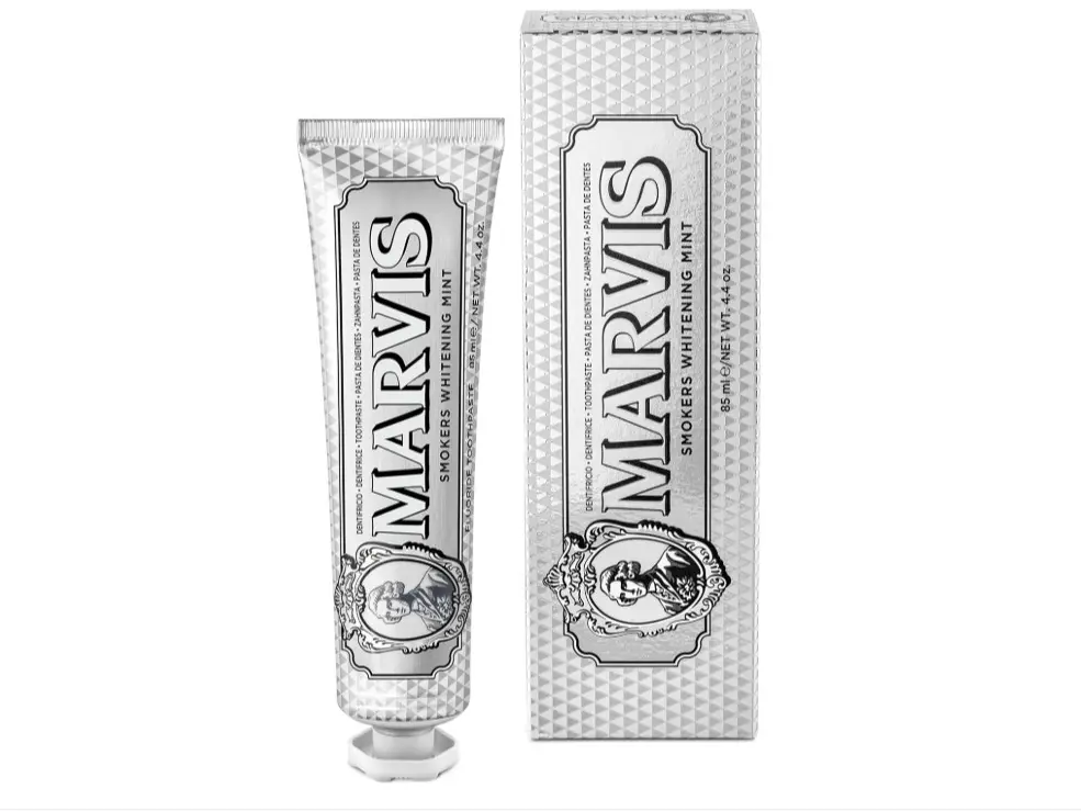 Multi-pack Marvis Smokers Whitening Toothpaste (85ml) - Stain-Resistant Polymers -  Oral Peroxide - shipped by TikTok
