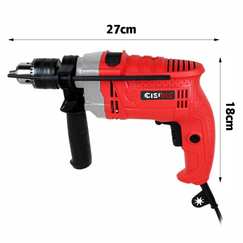 HAMMER DRILL POWERFUL VARIABLE SPEED INDUSTRIAL ELECTRIC CORDED DRILL 1200W 220V 3