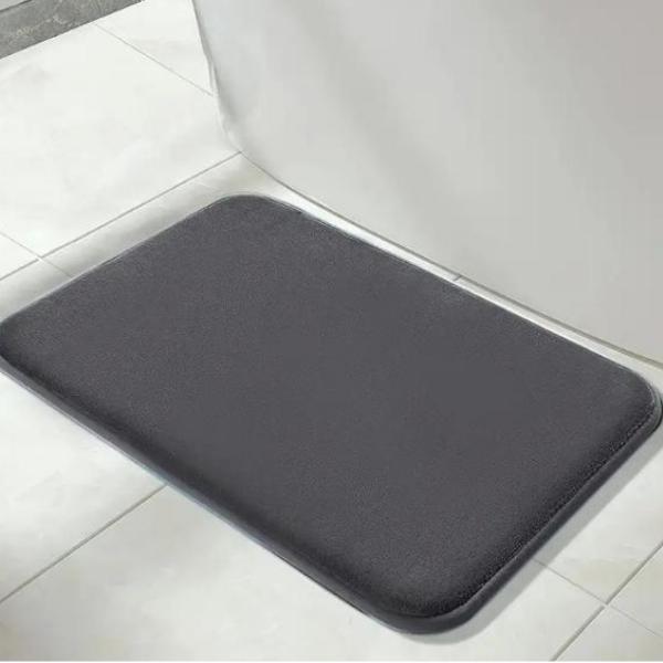 Super Absorbent Memory Foam Floor Mat, Rapid Dry, Anti-Slip, Luxurious Comfort for Kitchen, Bathroom, Bedroom, Living Room - Stylish Home Decor Rug, Ultra Absorbent & Non-Slip Memory Foam, Machine Washable, Soft Velvet Bath Mats, Easier to Dry crazy  red 8
