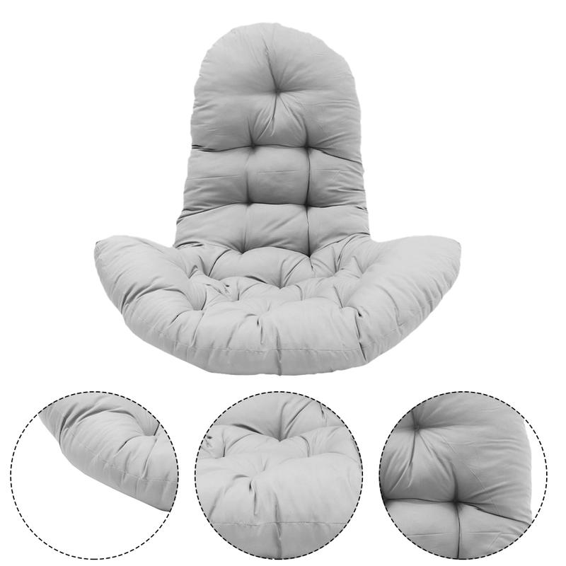 Lifeideas 6 Colors Thick Chair Seat Pad,Outdoor Tufted Hanging Egg Chair Cushion,Swing Chair Pad,Bench Cushion,Sun Lounger Rocking Cushion,Soft Basket Chair Seat Cushion,Hammock Chair Seat Pads,Sofa Cushion,Chair Seat Mat for Relaxer Patio Garden Lounge 8