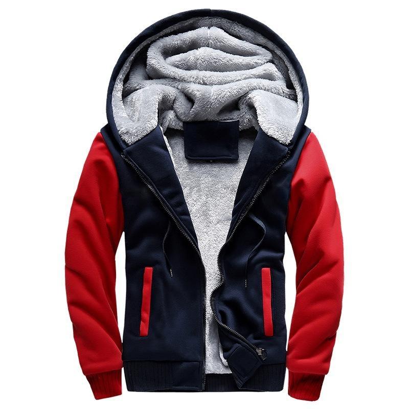 Men's Jacket Camouflage Thicken Winter Jackets for Men Fleece Long Sleeve Coat Man Casual Hoodies Streetwear Men's Coats 4
