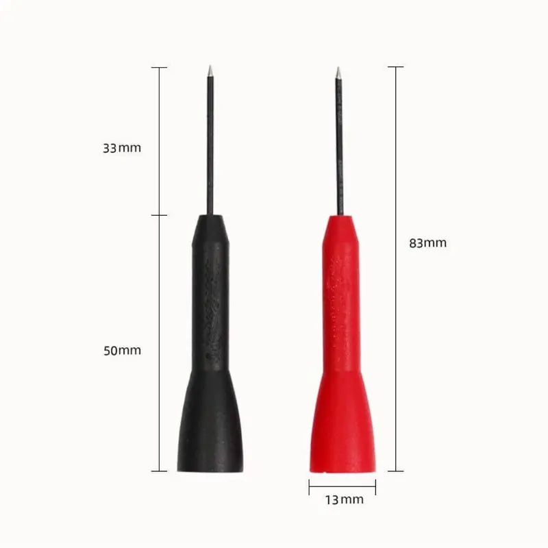 Universal Multimeter Test Lead Extention Back Probes Sharp Needle Micro Pin 7