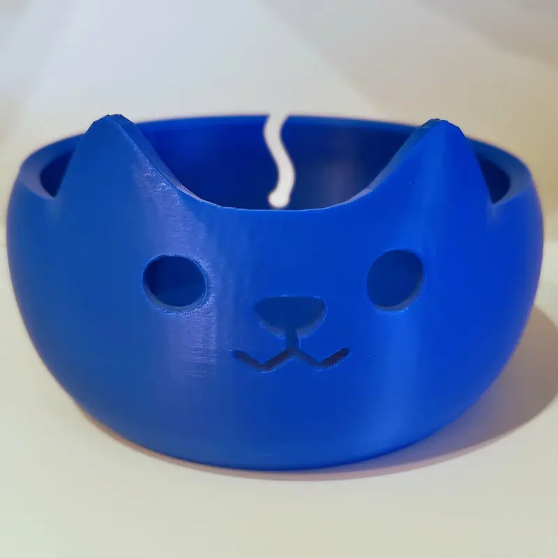Adorable 3D Printed Cat Wool Yarn Bowl | Cute Yarn Holder 8
