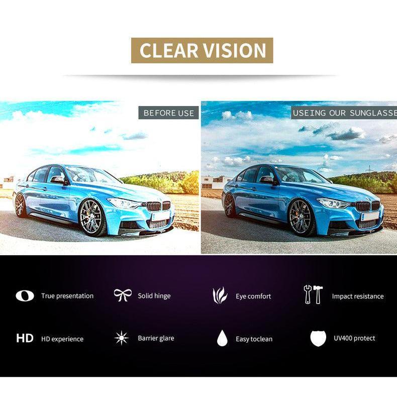 Yellow Lens Anti Glare Vision HD Night Driving Glasses Tinted Unisex Men&Women 2