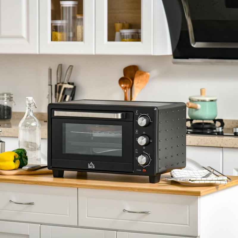 Mini Oven 21L Countertop Electric Toaster Oven with Adjustable Temperature Timer 1