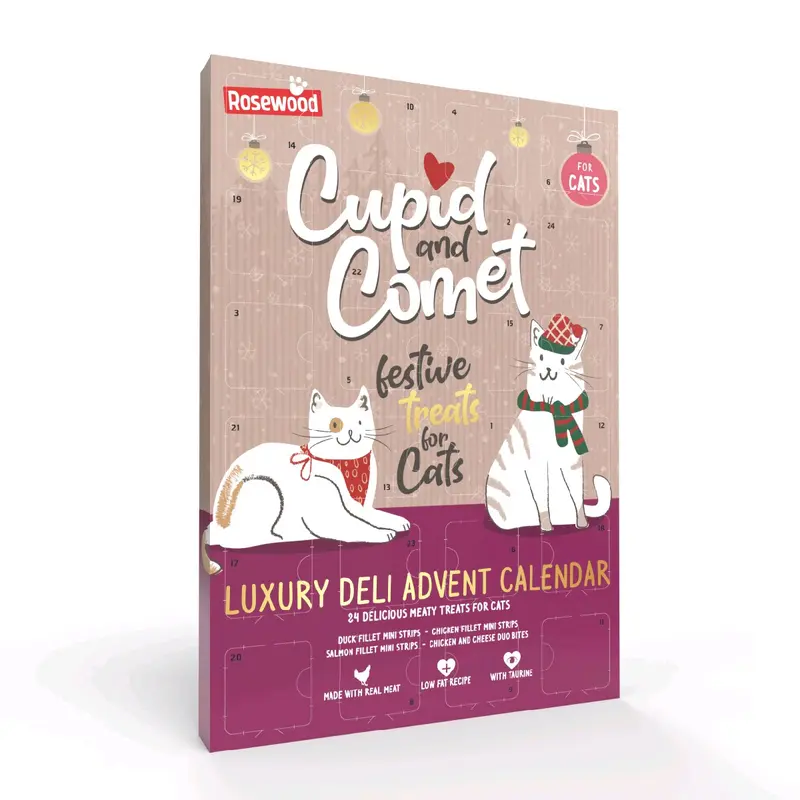 Luxury Deli Meaty Treats Advent Calendar | Great Festive Gifts for Cats & Kittens by Cupid & Comet 2