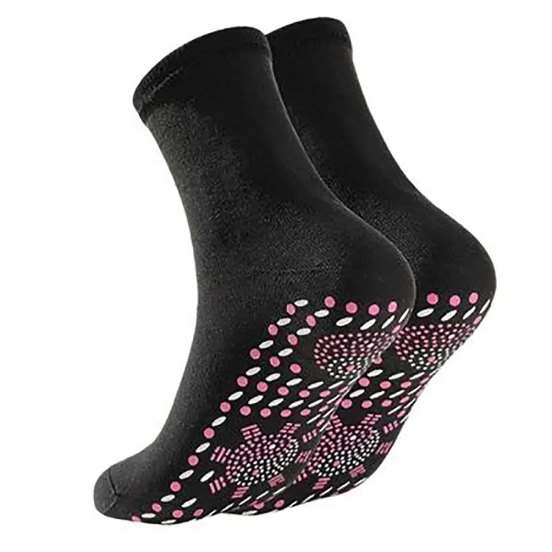 Self Heating Socks Health Massage Socks Self Heating Middle Tube Thickened Warm Foot Socks Hot Moxibustion Cold Proof Socks 1