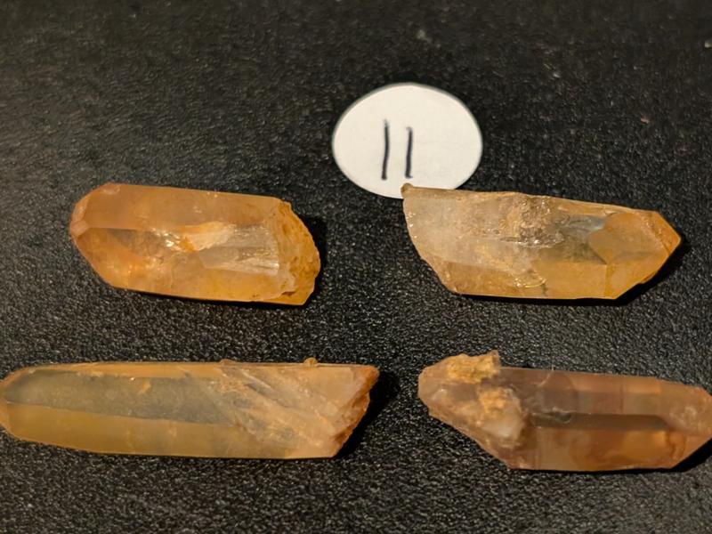 tangerine quartz points (various shapes and sizes) 4 4