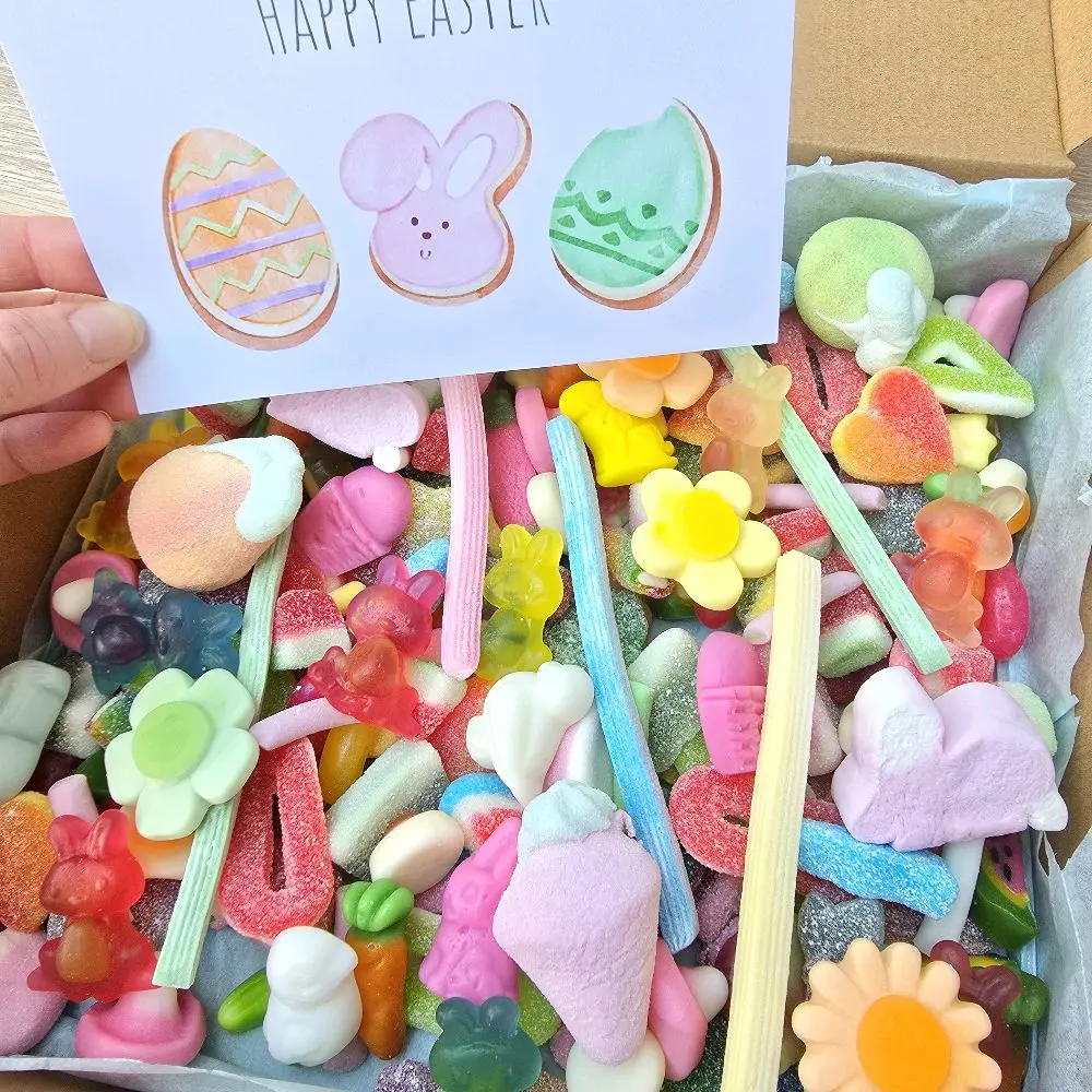 Easter sweet box - Pick n mix gift box! 1KG gift box perfect for every age. Easter sweet gift box