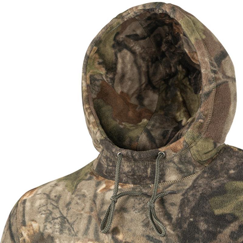 Jack Pyke Fieldman Fleece Hoodie Evo Camo – Men's Thermal Camouflage Pullover | Warm Winter Hunting, Shooting, Fishing, Hiking & Walking Jumper | Hooded Sweater for Outdoor Activities & Cold Weather Gear 3