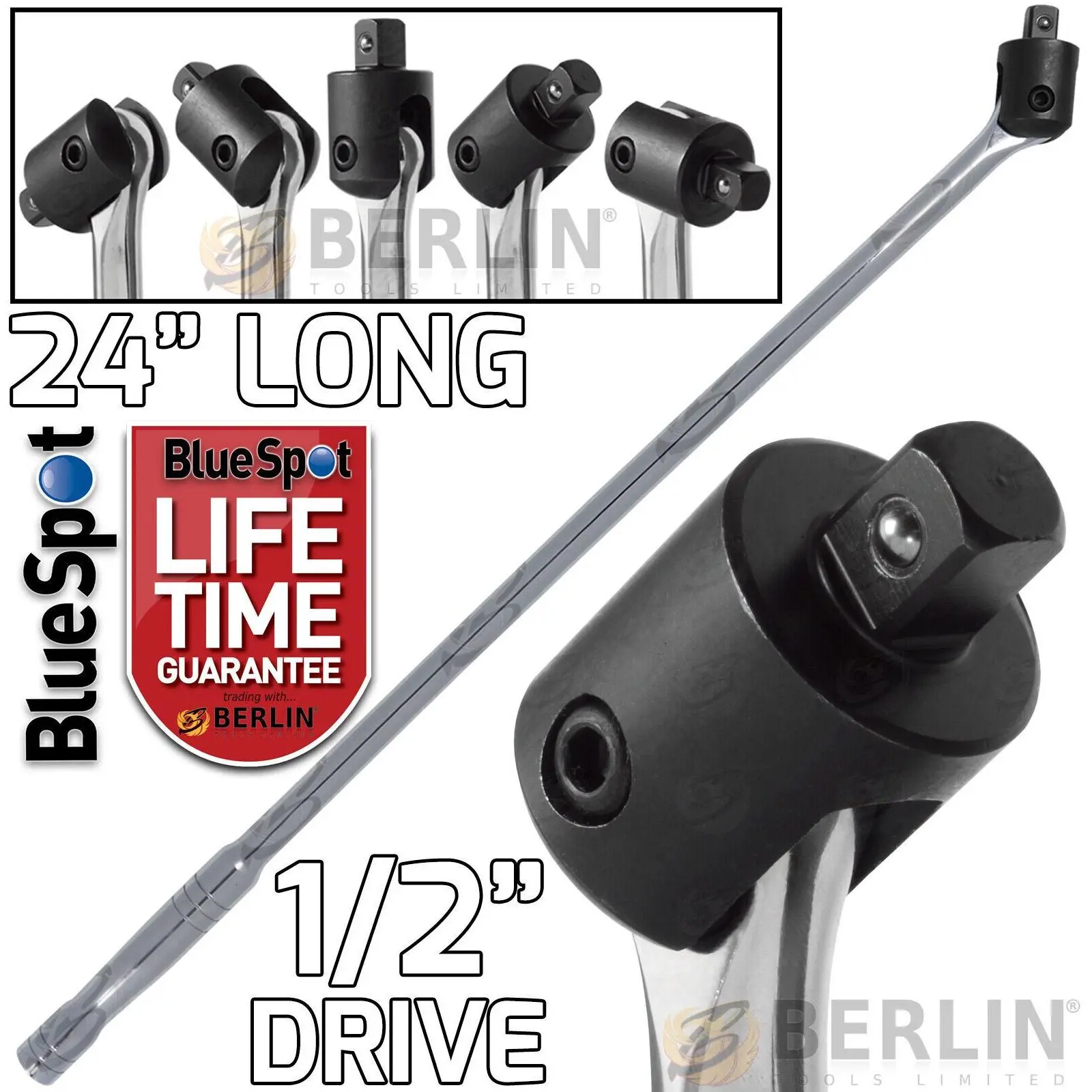 BLUESPOT 1/2" DRIVE 24" LONG BREAKER BAR