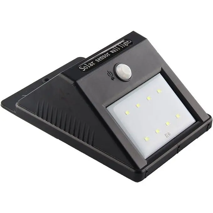 Solar Powered Wall Light Motion Sensor 8 LED Security Light Wireless Waterproof Smart PIR Wall Lamp for Garden Outdoor Fence Yard Home Driveway Stairs Outside Wall 0