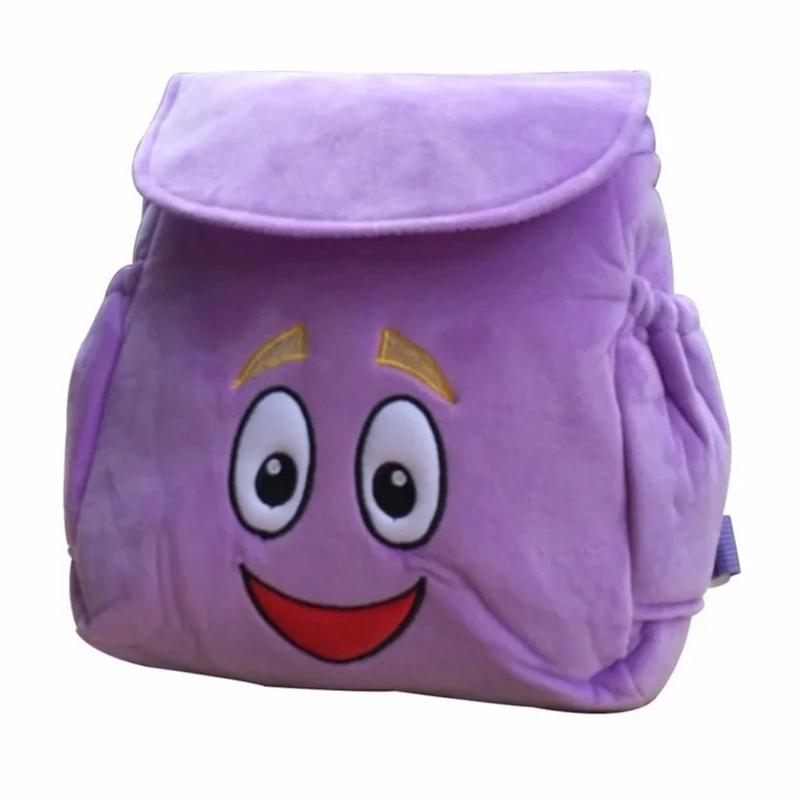 1pcs Dora Explorer Backpack Rescue Bag with Map,Pre-Kindergarten Toys Purple Xmas Girls Back to School Gifts 3
