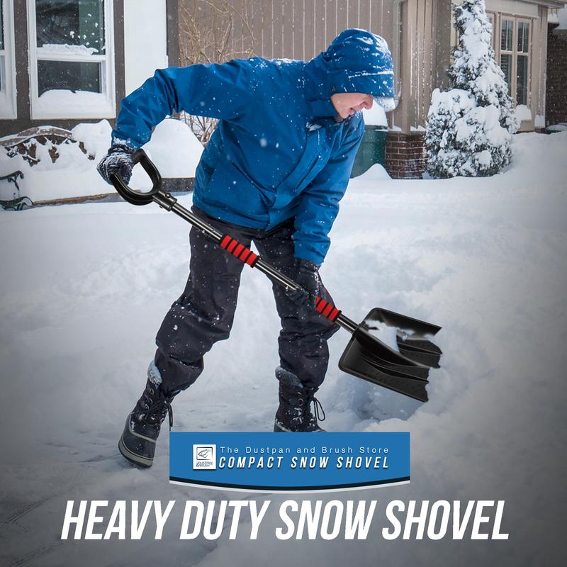 Travel Car Snow Shovel Compact Heavy Duty Snow Scoop with Multi Section Handle 2