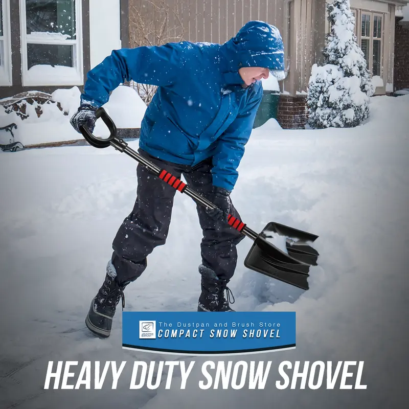 Travel Car Snow Shovel Compact Heavy Duty Snow Scoop with Multi Section Handle 2