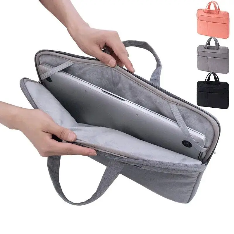 Laptop Bag 15.6 inch, Compact and Multifunctional Professional Work Business University College, Ultra Light weight, Water Resistant Travel bag Portable Zipper Carry Case with Trolley Sleeve
