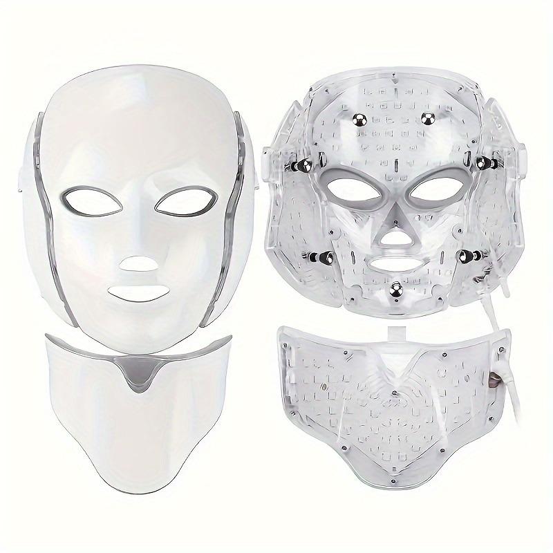 Product Introduction of Plug-in LED Seven-color Face Care Face Mask 7-Color LED Face And Neck Care Mask 6