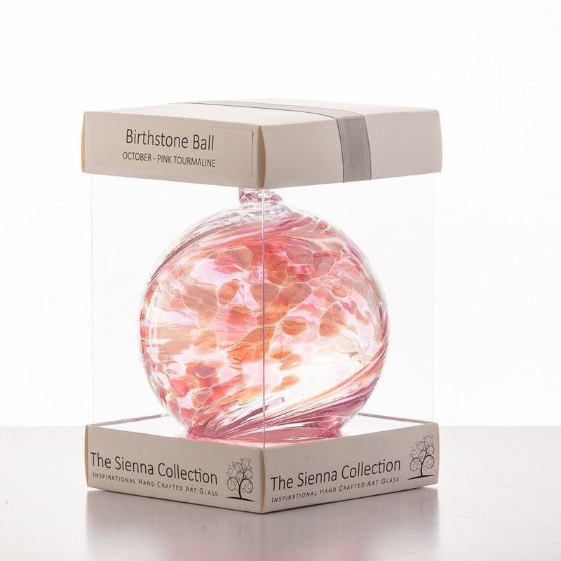 Birthstone Ball - October - Pink Tourmaline 0