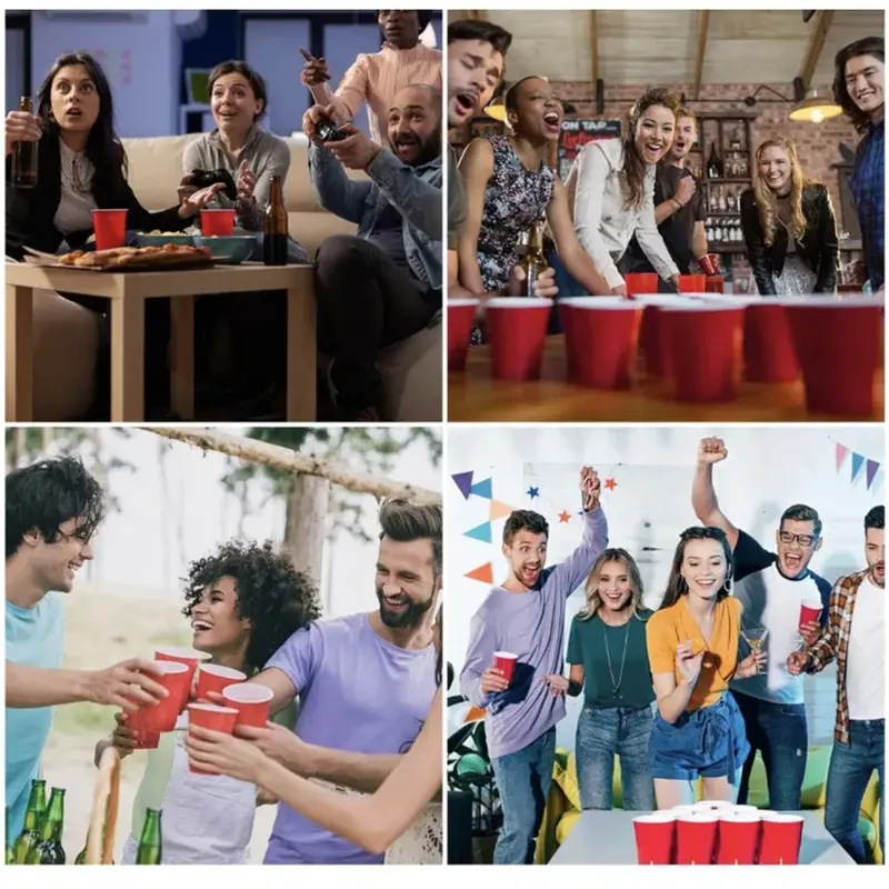 36PCS Beer Pong Set Drinking Games for Adults Celebration Bar Games Fun Party Games - Adult Drinking Games Christmas Birthday Novelty Gifts for 18 Year Old Boys 2