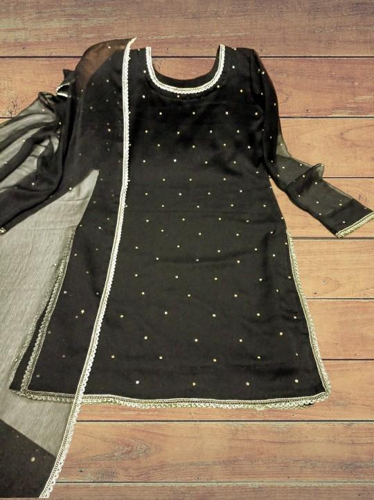 Product Introduction of Lightweight and Comfortable 3-Piece Chiffon Semi-Formal Suit with Tussle for Back Design - Fit 6