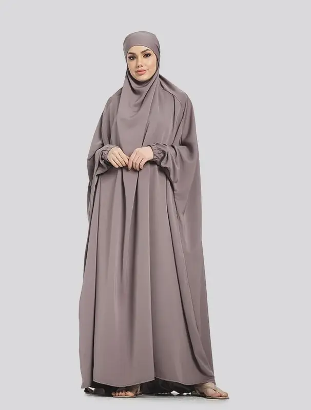 Mauve 1 Piece Jilbab 1