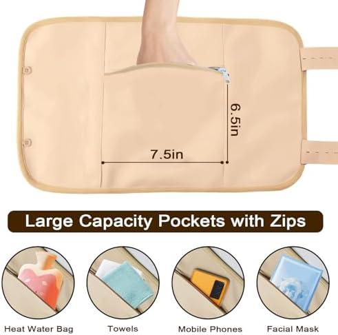 Castor Oil Pack,Castor Oil Pack Wrap Kit, Reusable Castor Oil Compress Wrap, Castor Oil Wrap for Liver Detox, Comfort Sleep, Improve Abdominal Muscles and Digestive Constipation (1Pcs) 5